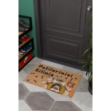 Charmbi Köpek Patileri-Dekoratif Çok Amaçlı Iç ve Dış Kapı Paspası