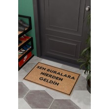 Charmbi Sen Buralara Nereden Geldin-Dekoratif Çok Amaçlı Iç ve Dış Kapı Paspası