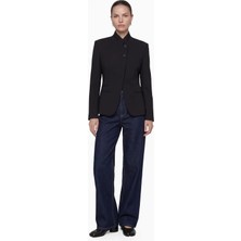 Nauve Dik Yaka Düğmeli Blazer Ceket