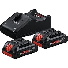 SHC4200 Professional 18 Volt Akü Şarj Cihazı Seti (2 x Procore 4,0 Ah Li-Ion Akü + Gal 18V-40 Şarj Cihazı,