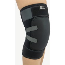 Polife Dizlik Ped Destekli | Sporcu Dizliği | Ayarlanabilir Beden Esnek Cırt Ped Desteği Sağ & Sol Uyumlu