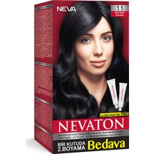 Nevacolor Nevaton 1.1 Mavi Siyah Kalıcı Krem Saç Boyası