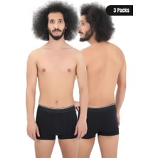 Cnt Cennetoğlu Erkek 3 Adet Likralı Boxer Özel Hijyenik Ambalajlı Paket