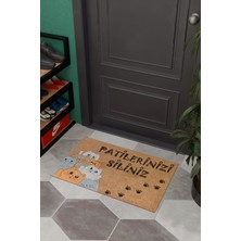 Charmbi Kedi Patileri-Dekoratif Çok Amaçlı Iç ve Dış Kapı Paspası