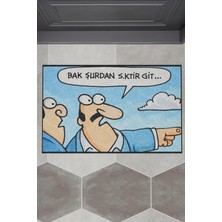 Charmbi Bak Şuradan-Dekoratif Çok Amaçlı Iç ve Dış Kapı Paspası