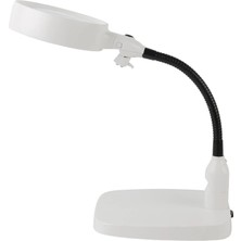 AyrStore Buğz Masaüstü 10X LED Işıklı Büyüteç Okuma El Sanatları Onarım Büyüteç 7765