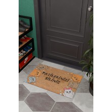 Charmbi Kedi Patileri-Dekoratif Çok Amaçlı Iç ve Dış Kapı Paspası