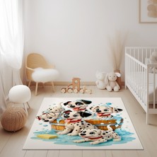 Sevimli Dalmaçyalı Köpekler Çocuk Halısı M18