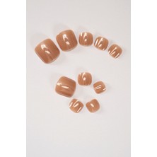 Pop Beauty Ayak Takma Tırnak Seti & Zararsız Yapıştırıcı