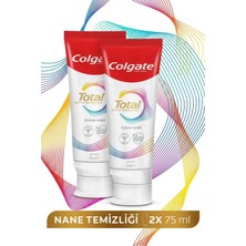 Colgate Total Gelişmiş Nane Temizliği Diş Macunu 75  ml  X2