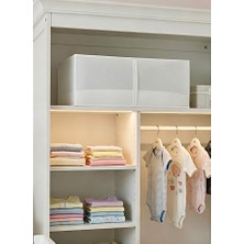 Venita Home 2 Adet Fermuarlı Kutu Formunda Çok Amaçlı Hurç, Dolap Içi Düzenleyici, Baza Hurç 50X40X19