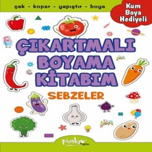 Belirtilmemiş Çıkartmalı Boyama Sebzeler