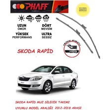 Duolight Skoda Rapid Ön Muz Silecektakımı 2015 Model Araca Özel Aparat