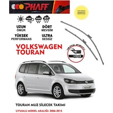 Duolight Wolsvagen Touran Ön Cam Muz Silecek Seti 2013 Model Araca Özel Aparat