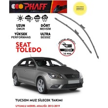 Duolight Seat Toledo Cam Silecek Seti 2013 Model Araca Özel Aparat