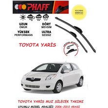 Duolight Toyota Yaris Ön Muz Silecek Takımı 2006-2010 Arası Araca Özel Aparat