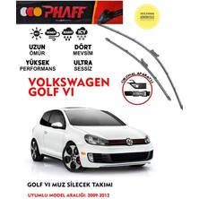 Duolight Volkswagen Golf 6 Muz Silecek Takımı 2005-2012 Arasıaraca Özel Aparat
