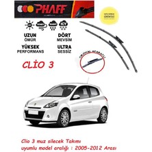 Duolight Renault Clio 3 Silecek Takımı 2007 Model Araca Özel Aparat