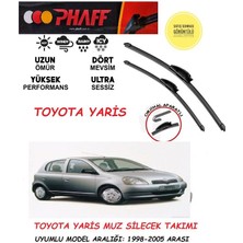 Duolight Toyoya Yaris Ön Muz Silecek Takımı 1998-2005 Arası Araca Özel Aparat