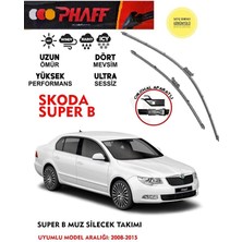 Duolight Skoda Super B 2013 Model Silecek Seti 14 16 20 Motor Araca Özel Aparat