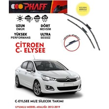 Duolight Citroen C Elysee Silecek Takımı 2014 Model Araca Özel Aparat