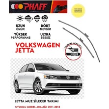 Duolight Volswagen Jetta 2017 Uyumlu Model Silecek Takımı 12 14 16 Motor Araca Özel Aparat
