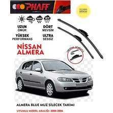 Duolight Nissan Almera Ön Cam Muz Silecek Takımı 2001 Model Araca Özel Aparat