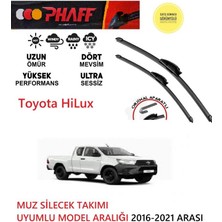 Duolight Toyota Hilux Silecek 2020 Model Silgeç Takımı Araca Uyumlu