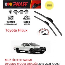 Duolight Toyota Hilux 2016-2021 Arası Silgeç Takımı Araca Uyumlu