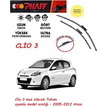 Duolight Renault Clio 3 Silecek Takımı 2005 Model Araca Özel Aparat