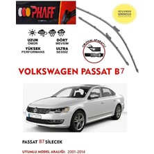 Duolight Volkswagen Passat 2012 Uyumlu Model Silecek Takımı 14 16 20 Motor Araca Özel Aparat