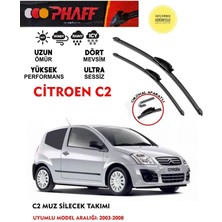 Duolight Citroen C2 Silecek Takımı 2006 Model Araca Özel Aparat