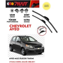 Duolight Chevrolet Aveo Ön Cam Muz Silecek Takımı 2009 Model Araca Özel Aparat