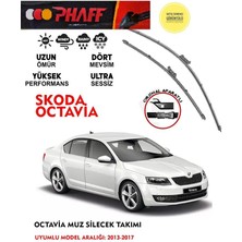 Duolight Skoda Octavia 2014 Model Silecek Takımı 14 16 18 Araca Özel Aparat