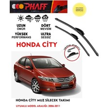 Duolight Honda City Silecek Takımı 14 Motor Araca Özel Aparat 2006 - 2011 Arası