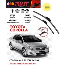 Duolight Toyota Corolla Silecek Takımı 14 16 Motor Araca Özel Aparat (2007 - 2017) Arası