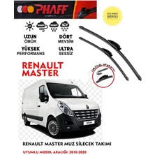 Duolight Renault Master Silecek Takımı 19 20 25 Uyumlu Motor Araca Özel Aparat (2010 - 2020)