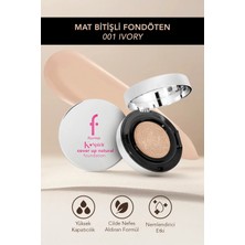 Flormar K-Spirit Cover Up Yüksek Kapatıcı Uzun Süre Kalıcı Yarı Mat Cushion Fondöten - 001 Ivory