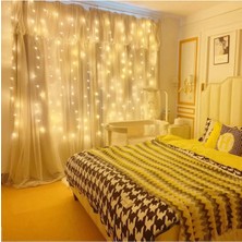 Özgün Adım 8 Fonksiyonlu Uzaktan Kumandalı Günışığı Perde Peri LED - 3 x 3 Metre Usb'li