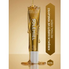 Solemiel Retinal ve Peptit İçeren Cilt Görünümünü Aydınlatan ve Pürüzsüz Görünüm Sağlayan Bakım Kremi 15 ml