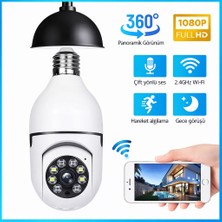 Wi-Fi Özellikli 360 Derece Harekete Duyarlı Gece Görüşlü Ampul Güvenlik Kamerası Henüz Yorum Yazılmamış.