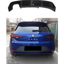 Seat Leon Mk3.5 Fr 2017-2020 Difüzör Soldan Çıkış (Plastik) ⚡ Sportif ve Şık!