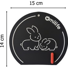 Omilife Siyah Silikon Gider Kapağı Koku Önleyici Lavabo Tıpası Banyo Mutfak Gider Koruyucu Mat