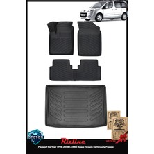 Rizline Peugeot Partner 1998-2008 Combi Bagaj Havuzu ve Havuzlu Paspas