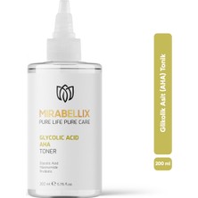 Mirabellix Glikolik Asit & Niasinamid İçeren Aydınlatıcı ve Gözenek Sıkılaştırıcı Tonik – Prebiyotik Destekli 200 ml