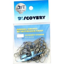 Discovery DFT Klipsli Fırdöndü Siyah (10'lu) No:4