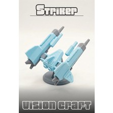 Modelerman Design Galaxy Striker Figür 3D Baskı Model Koleksiyon Oyun Diorama Kişiselleştirilebilir Hediye