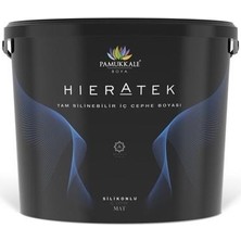 Pamukkale HieraTek İpek Mat Silikonlu Tam Silinebilir İç Cephe Boyası 15 Lt - Berceste