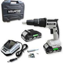 Volartan Delta VTD-4700 20V 2.0 Ah Kömürsüz Çift Akülü Alçıpan Vidalama
