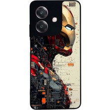BG AKSESUAR Oppo A3 5g Uyumlu  Iron Man ( Demir Adam ) Tasarımlı Glossy Premium Kılıf